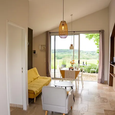 Nordique Avec Vue Sur La Campagne Holiday home Saint-Paul-Lizonne